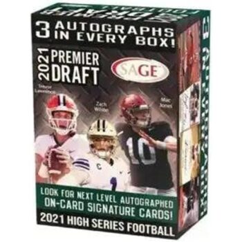 2021 Sage Hit Football Premier Draft High Series Blaster