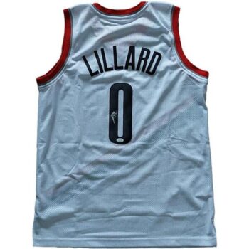 Damian Lillard Signiertes Trail Blazers Jersey