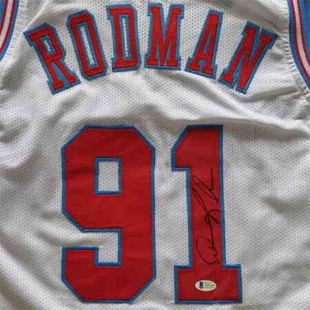 Dennis Rodman Signiertes Chicago Bulls Jersey