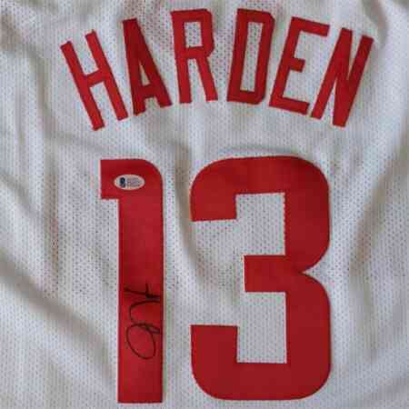 James Harden Signierter Huston Rockets Jersey