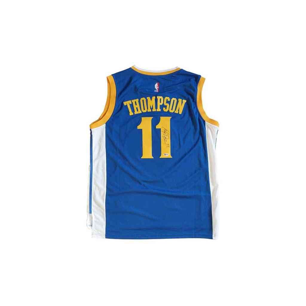 Klay Thompson Signiertes Golden State Warriors Jersey