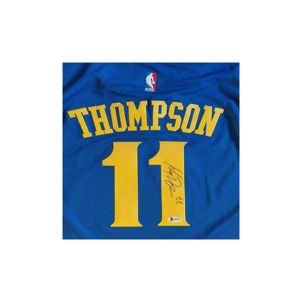 Klay Thompson Signiertes Golden State Warriors Jersey