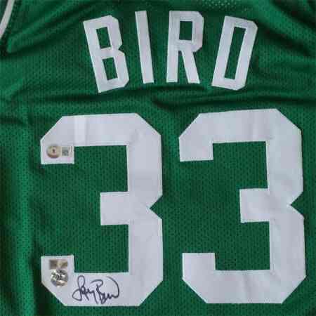 Larry Bird Signiertes Boston Celtics Jersey