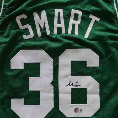 Marcus Smart Signiertes Boston Celtics Jersey