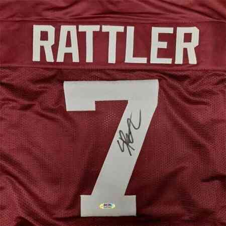 Spencer Rattler Signiertes Oklahoma Sooners Jersey