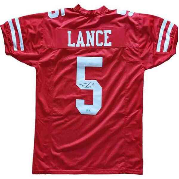 Tray Lance Signiertes SF 49ers Jersey
