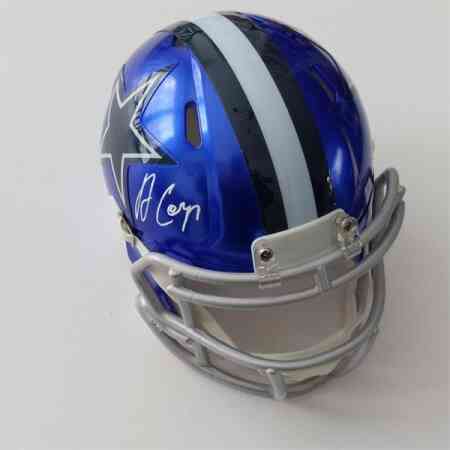 Amari Cooper Signierter Cowboys Mini Helm