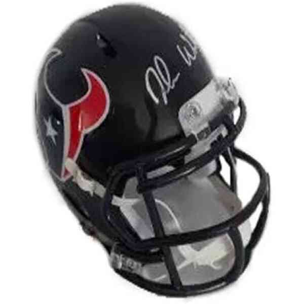 DeShaun Watson signierter Houston Texans Mini Helm
