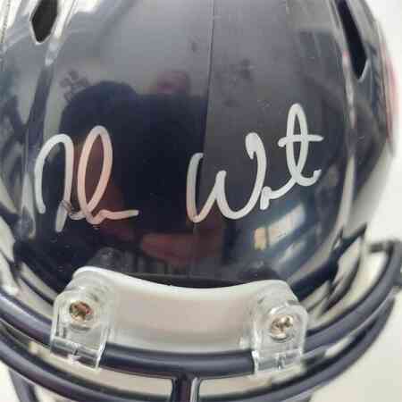DeShaun Watson signierter Houston Texans Mini Helm