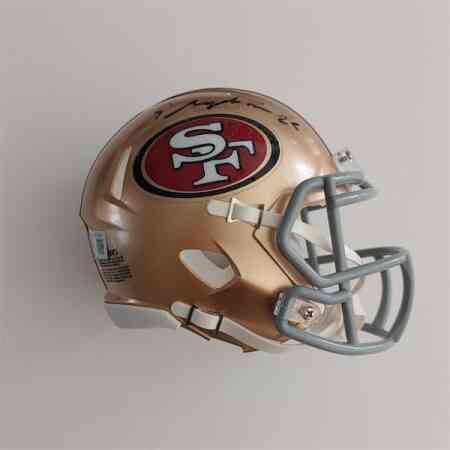 Elijah Mitchell Signierter SF 49ers Mini Helm