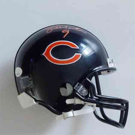Jim McMahon Signierter Bears Mini Helm