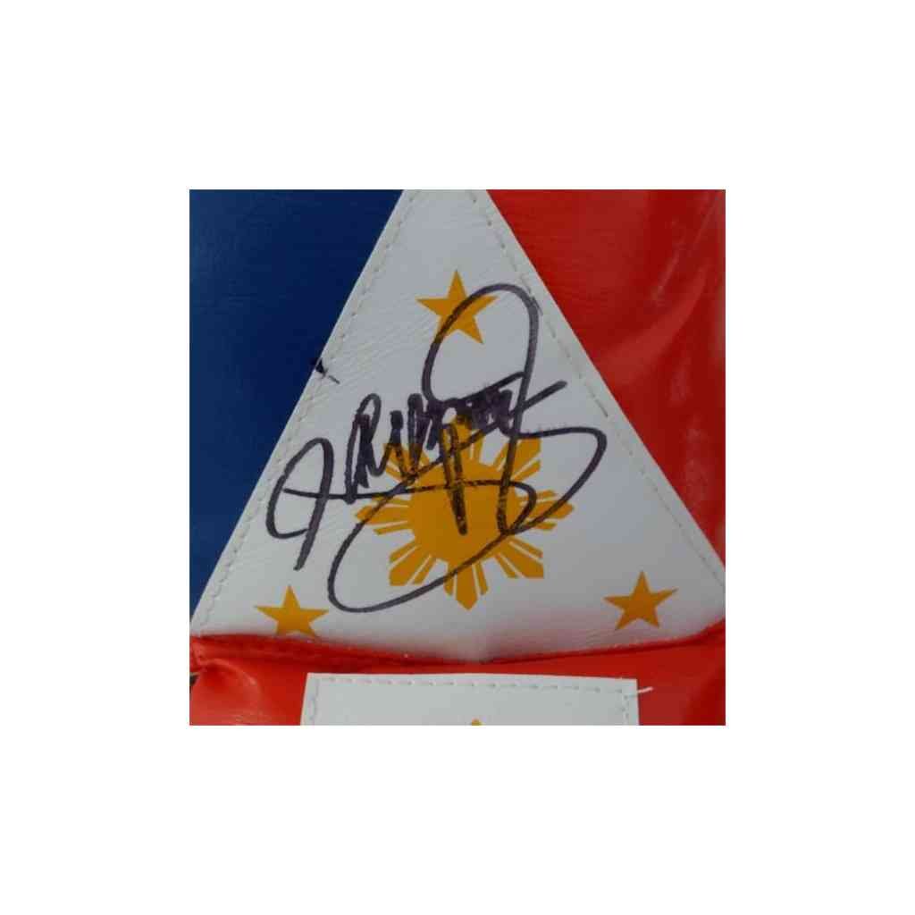 Manny Pacquiao Signierter Flag-Boxing Glove
