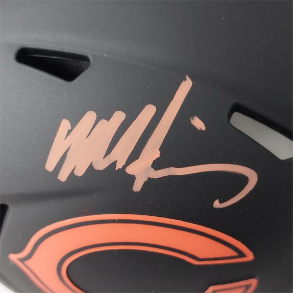 Mike Singletary Signiertes Bears Mini Helm