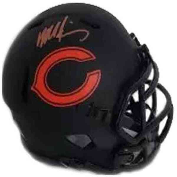 Mike Singletary Signiertes Bears Mini Helm