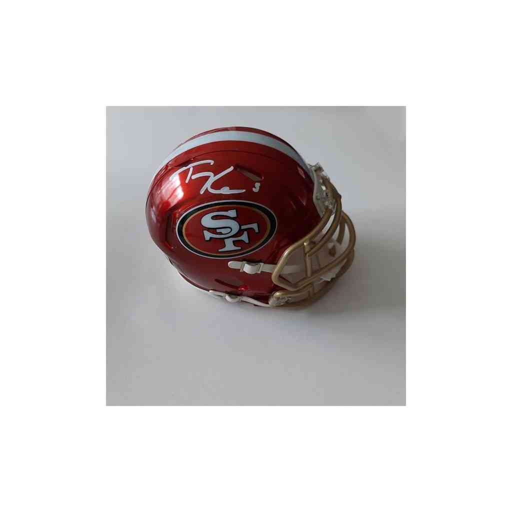 Tray Lance Signierter SF 49ers Mini Helm