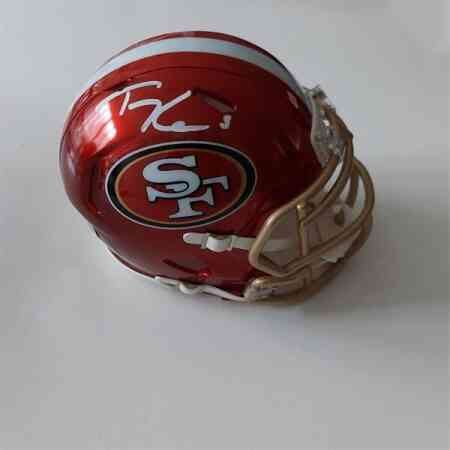 Tray Lance Signierter SF 49ers Mini Helm