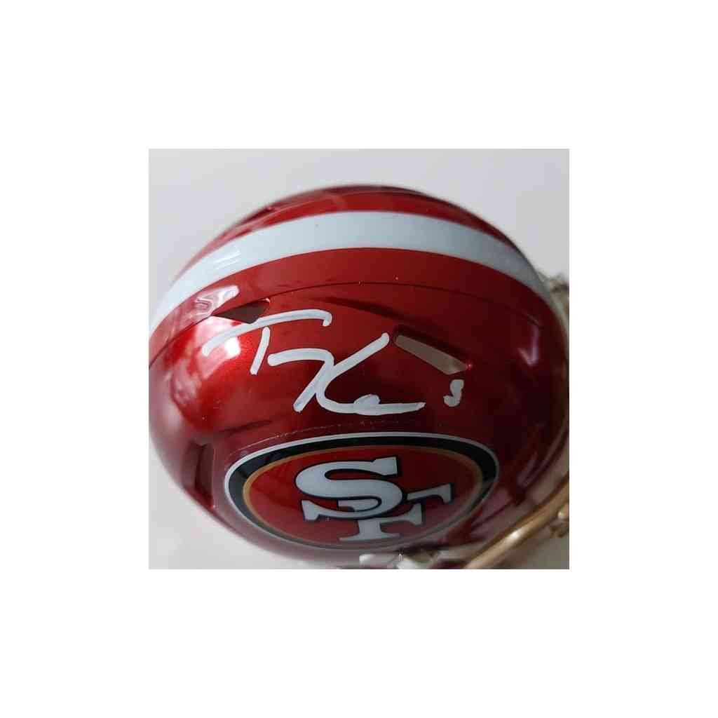 Tray Lance Signierter SF 49ers Mini Helm