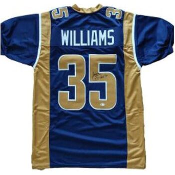 Aeneas Williams Signiertes LA Rams Jersey