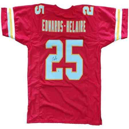 Clyde Edwards-Helaire signiertes KC Chiefs Jersey