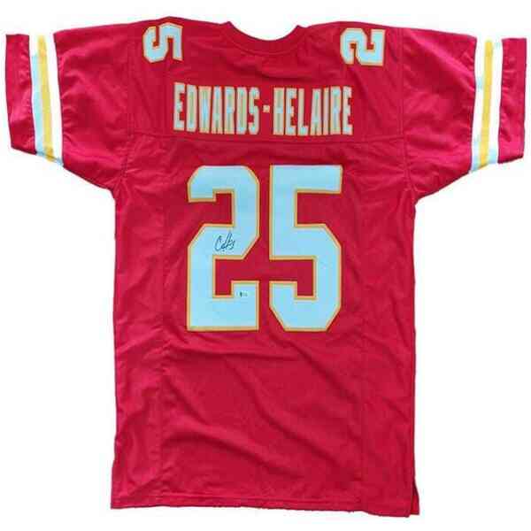 Clyde Edwards-Helaire signiertes KC Chiefs Jersey