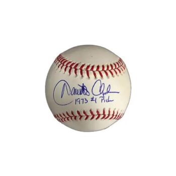 David Clyde Signierte Rawlings Baseball