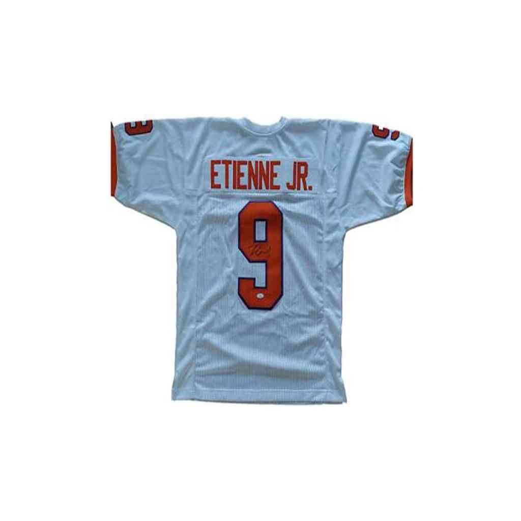 Travis Etienne Signiertes Clemson Tigers Jersey