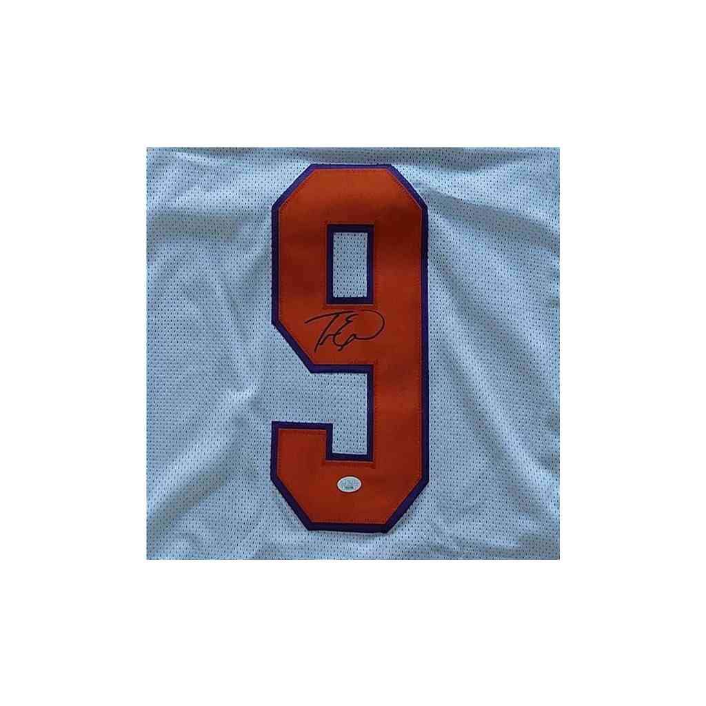 Travis Etienne Signiertes Clemson Tigers Jersey