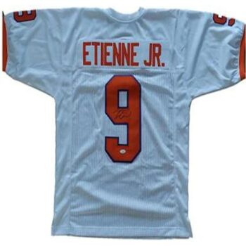 Travis Etienne Signiertes Clemson Tigers Jersey