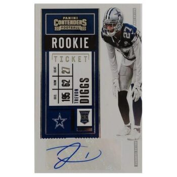 Trevon Diggs signierte 2020 Rookie Ticket Card