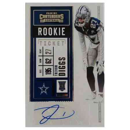 Trevon Diggs signierte 2020 Rookie Ticket Card