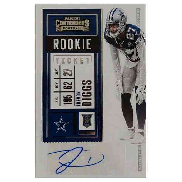 Trevon Diggs signierte 2020 Rookie Ticket Card