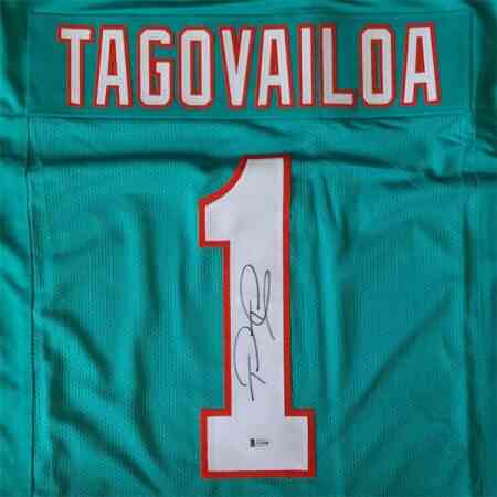 Tua Tagovailoa Signiertes Miami Dolphins Jersey