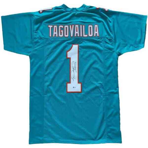 Tua Tagovailoa Signiertes Miami Dolphins Jersey