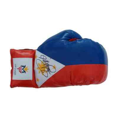 Manny Pacquiao Signierter Flag-Boxing Glove