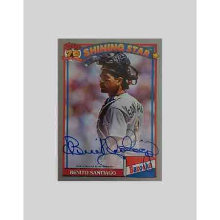 Benito Santiago Signierte 2021 Archives Bazooka Card