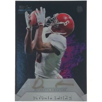 Devonta Smith Signierter 2021 Wild Rookie Card