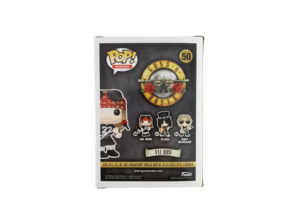 Axl rose funko back
