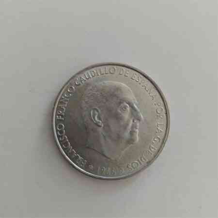 General Franco 1966 Spanien 100 Peseten Münze