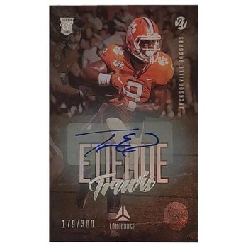 Travis Etienne Signierte 2021 Luminance Rooki Card
