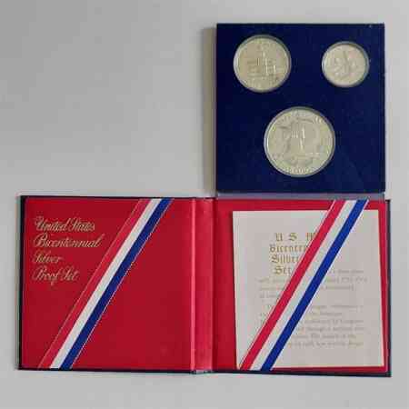 United States Bicentennial Silber Proof Münzsatz