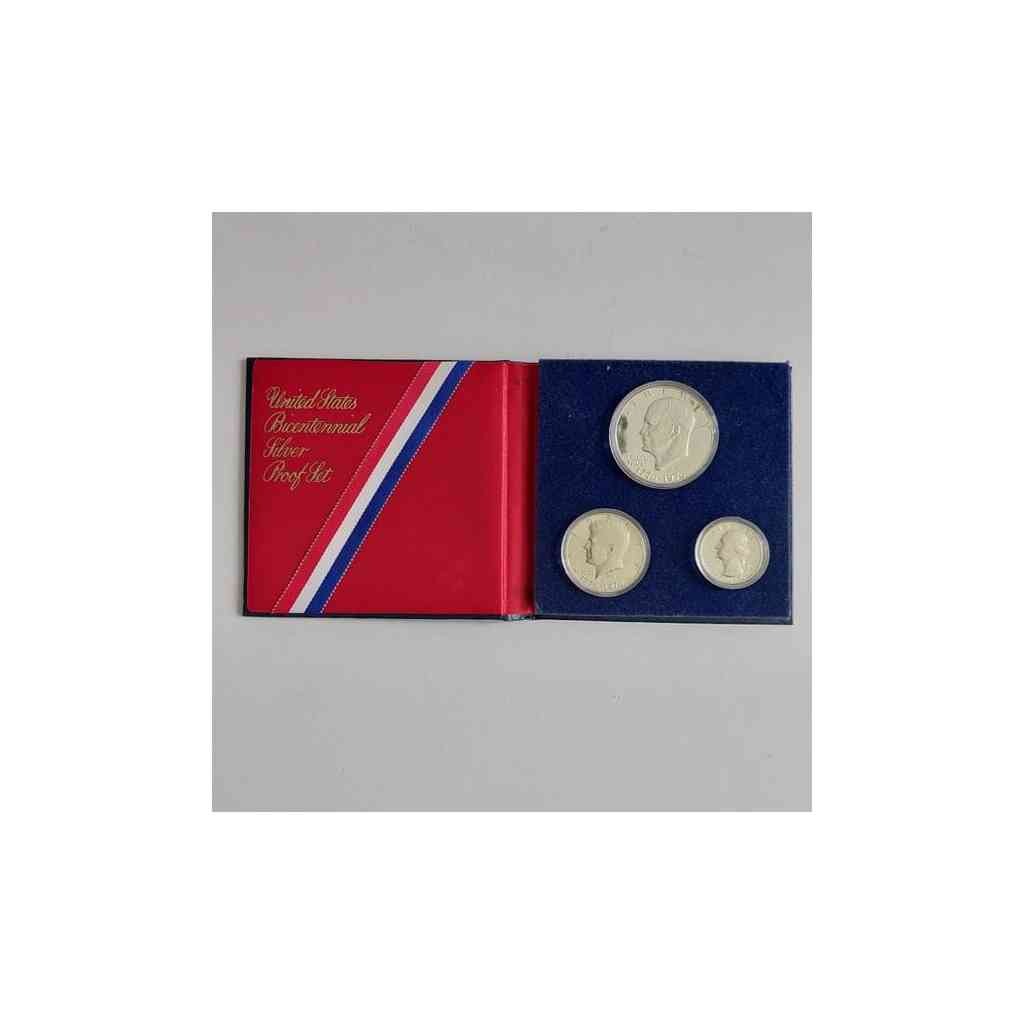 United States Bicentennial Silber Proof Münzsatz