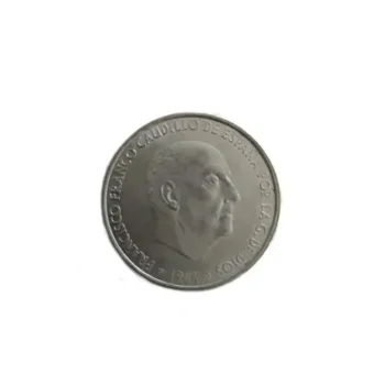 General Franco 1966 Spanien 100 Peseten Münze