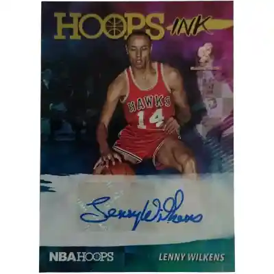 Lenny Wilkens Signierter 2019-20 Panini Hoops Card
