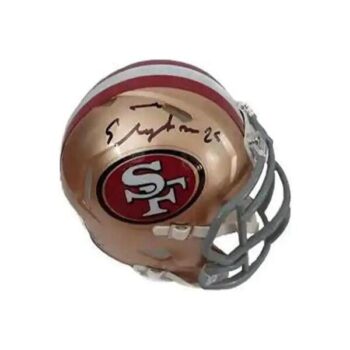 Elijah Mitchell Signierter SF 49ers Mini Helm