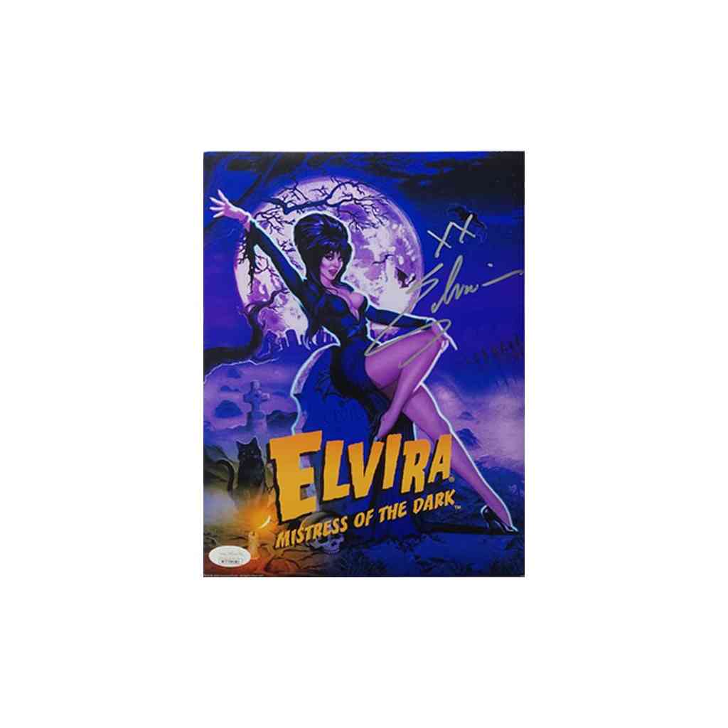 Elvira Signierter Comic-Druck