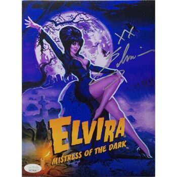 Elvira Signierter Comic-Druck