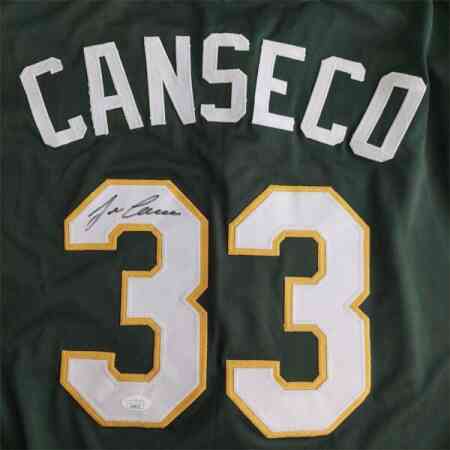 Jose Canseco Signiertes Okland A’s Jersey