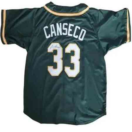 Jose Canseco Signiertes Okland A’s Jersey
