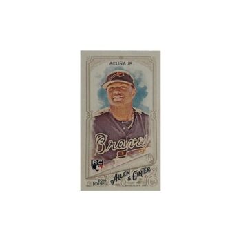 2018 Topps Ronald Acuna Jr Mini Rookie Card