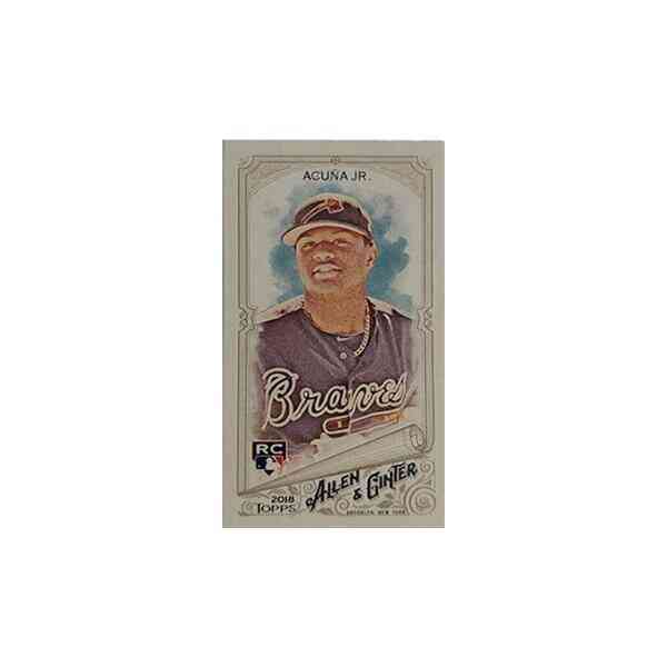 2018 Topps Ronald Acuna Jr Mini Rookie Card